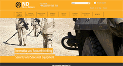 Desktop Screenshot of nexus-defence.com